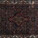 Vintage Turkish hallway rug 121x317 cm