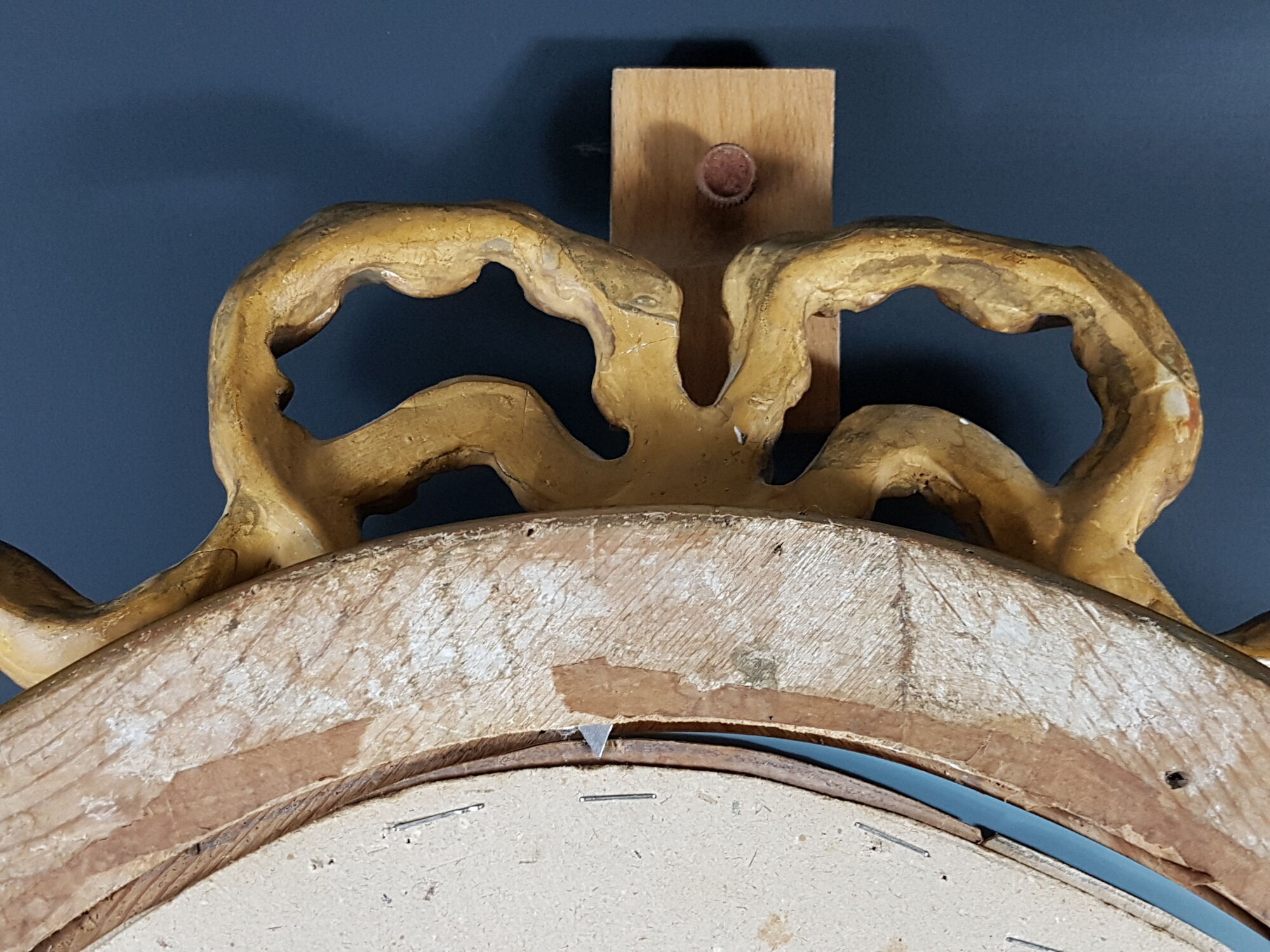 Mirror framing old Louis XV style, 65x47cm