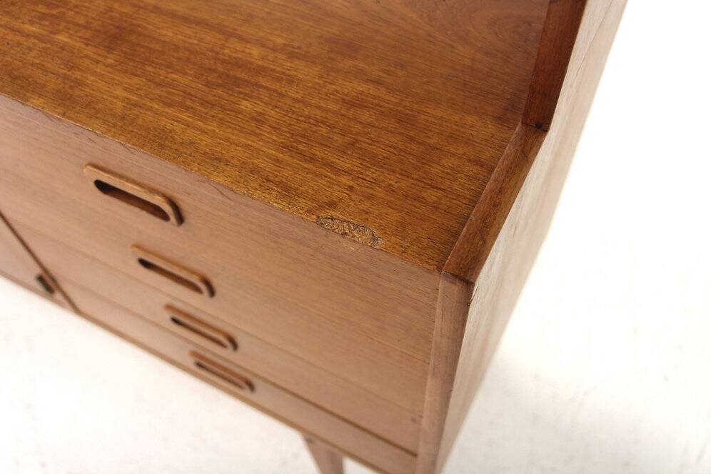 Secrétaire scandinave en teck, Suède, 1960