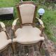 Paire de fauteuil cabriolet Louis 16