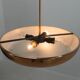 Lustre Bauhaus / Fonctionnaliste en Cuivre UFO, années 1930