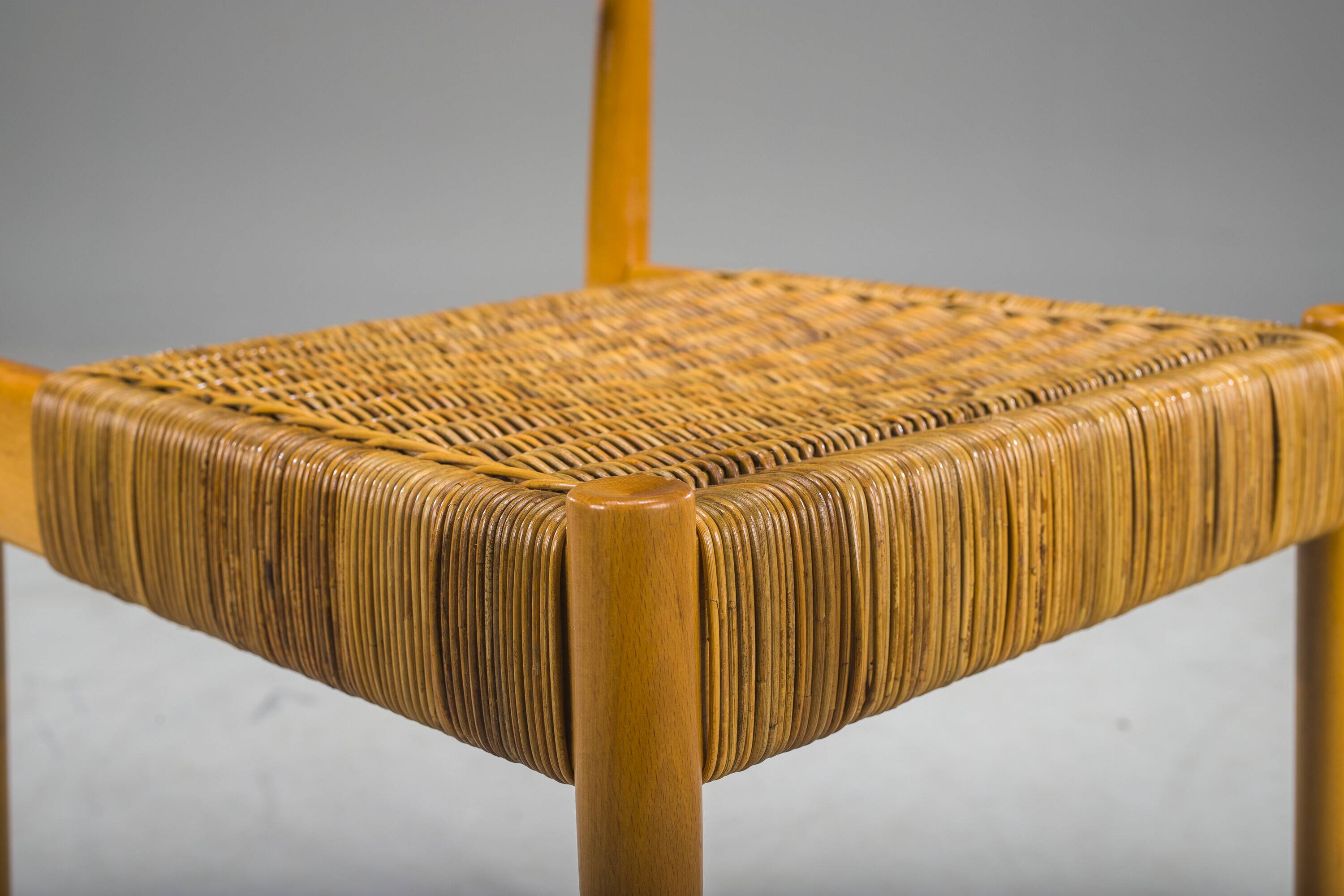 Bauhaus SE19 Chair by Egon Eiermann for Wilde + Spieth, 1950s