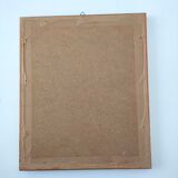 Golden frame engraving nightingale