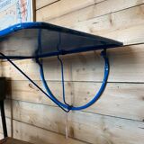 Folding iron wall table