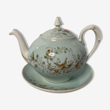 2208380 Small teapot Chinese porcelain and its cut early twentieth century
