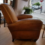 Club leather armchair