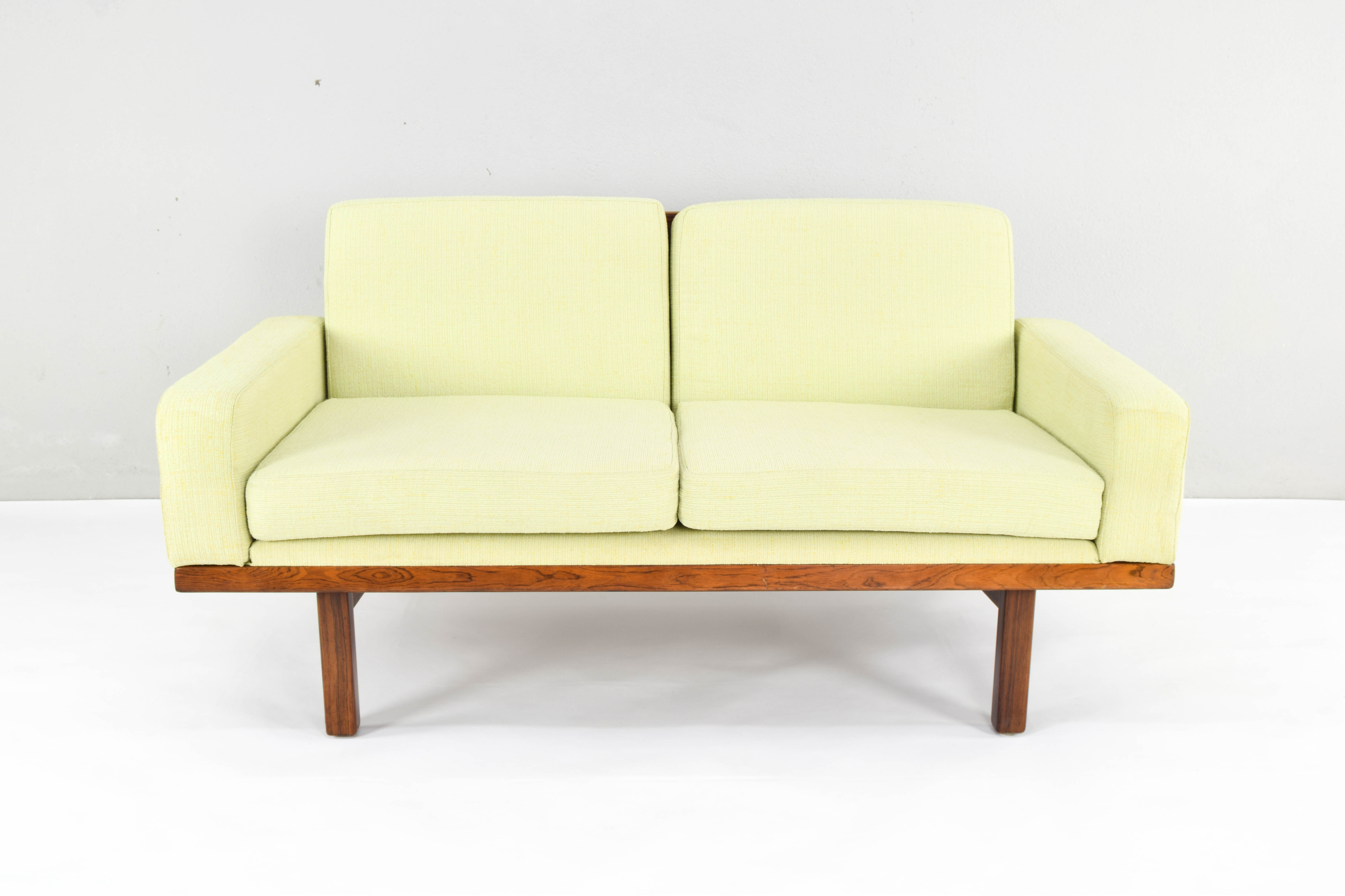 Eric merthen scandinavian modern tornado sofa 2-seater for ire möbler sweden 60s