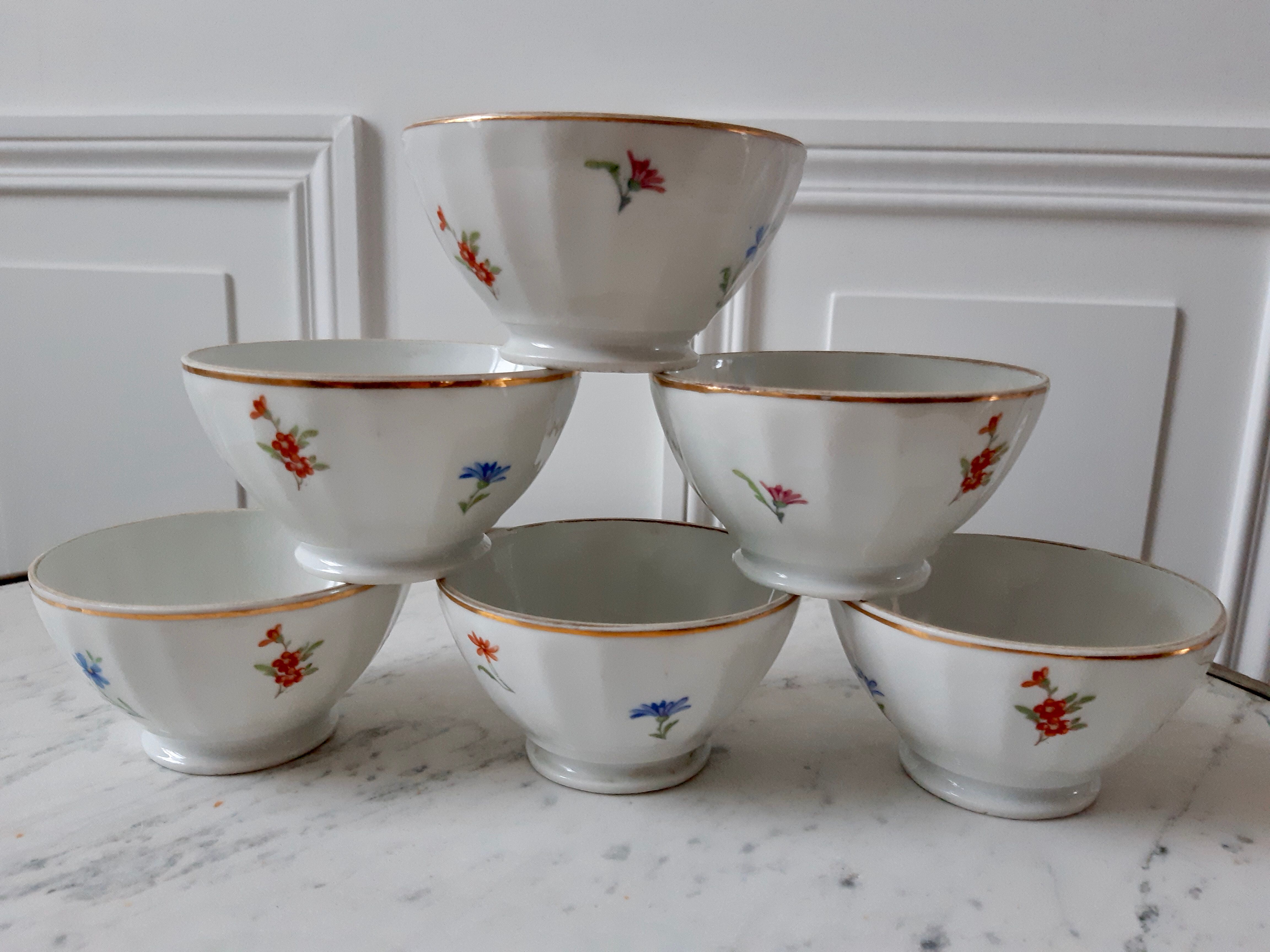 Set of 6 bowls 50s
