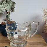 Art Deco pitcher depression glass