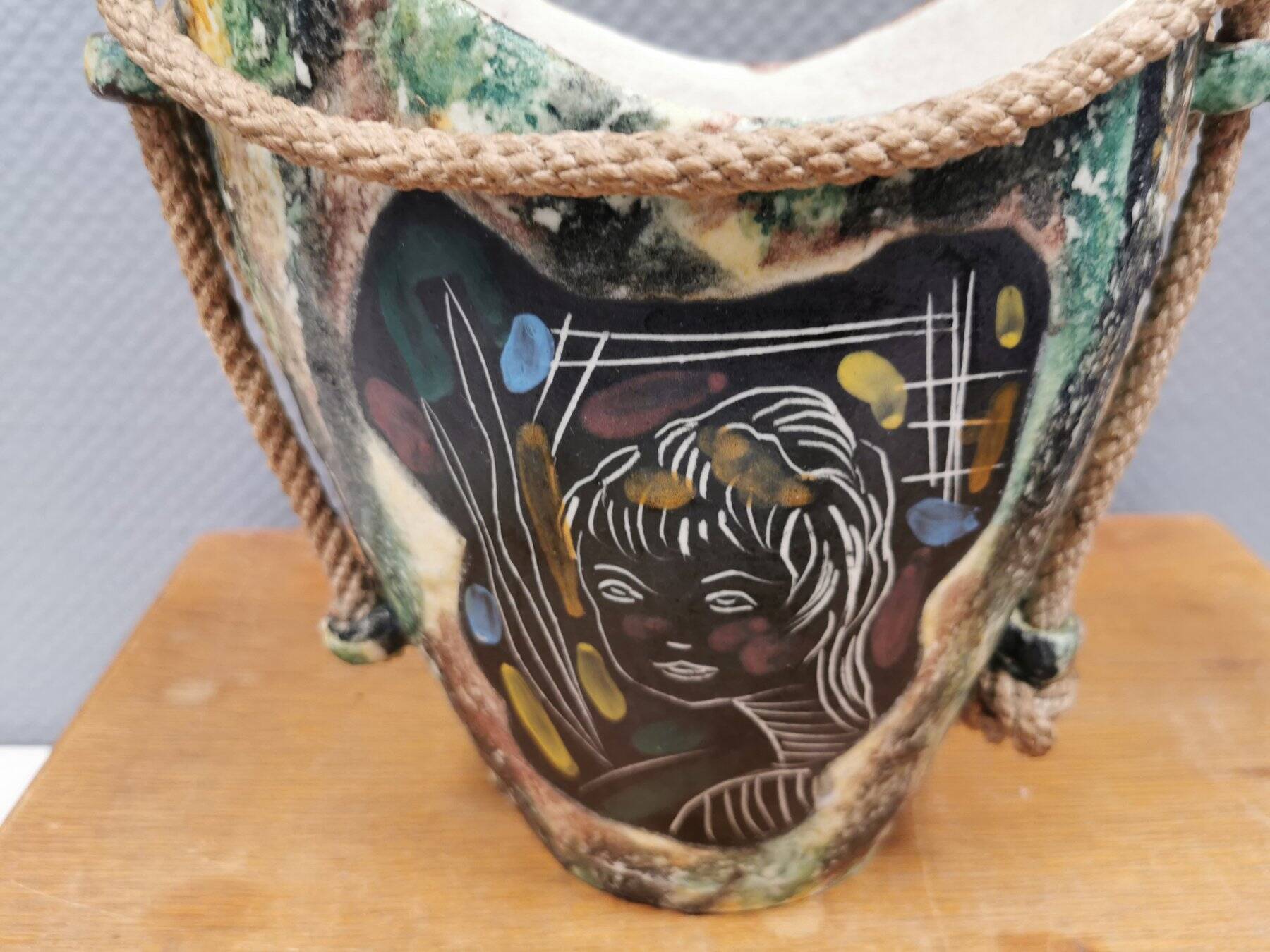 FORLANI LAVENO vase from the 1950s