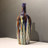 Multicolored vase M.Pussiaux