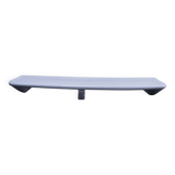 white glazed ceramic wall shelf from the 60s