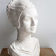 Plaster bust of a woman