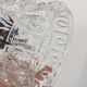 Vintage glass pendant lamp 70s