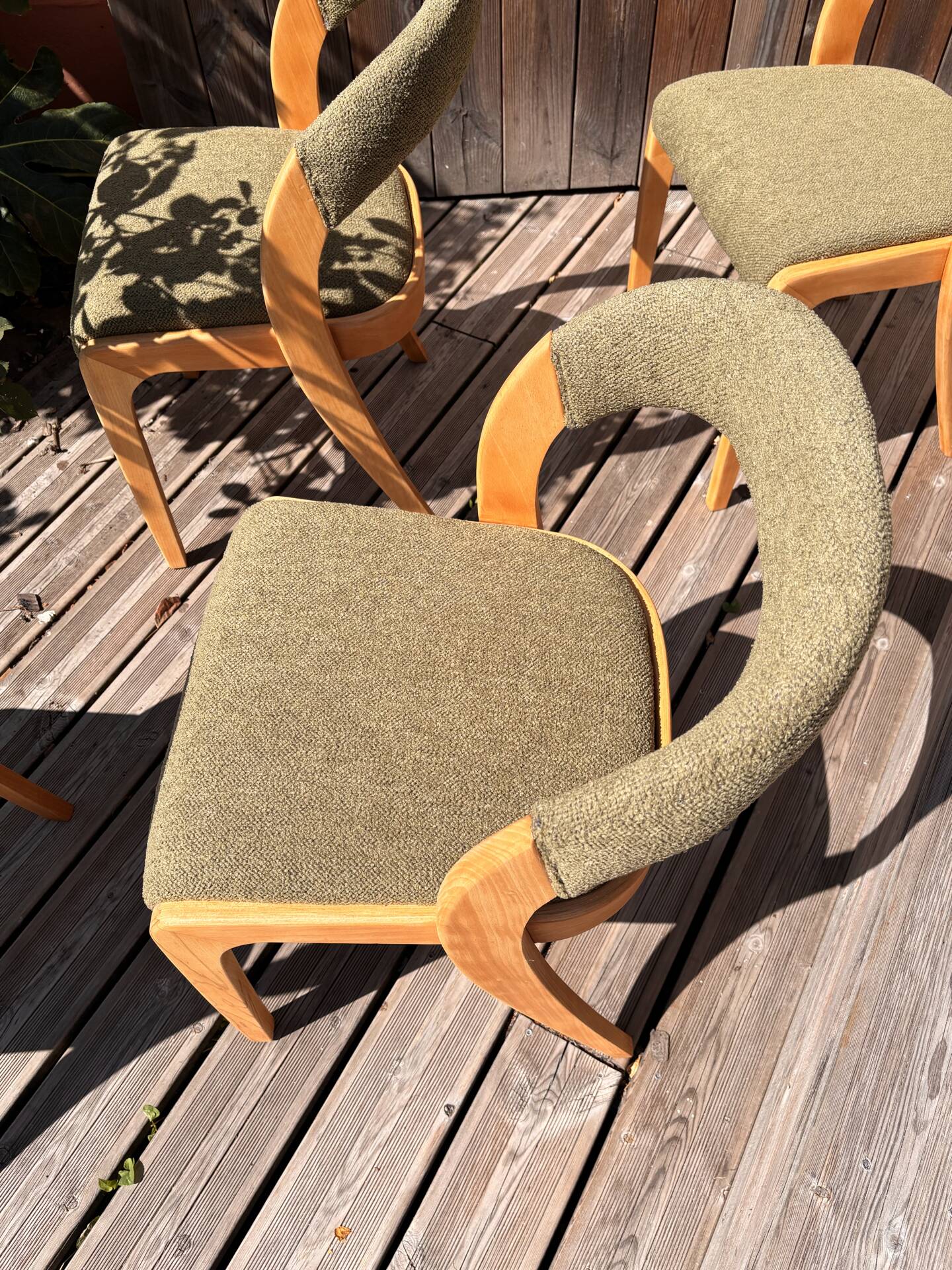 Set de 4 chaises gondoles Baumann
