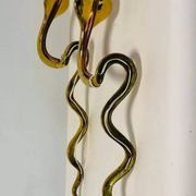 Paire d'appliques en bronze doré