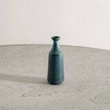 Vintage Swedish Mid Century Turquoise Blue Vase Gunnar Nylund, 1950s