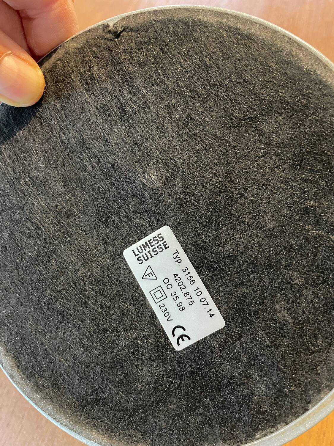 Vintage lamp Lumess Switzerland