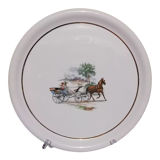 Flat Luneville Badonviller pattern carriages diameter 31