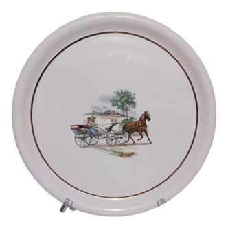 Flat Luneville Badonviller pattern carriages diameter 31