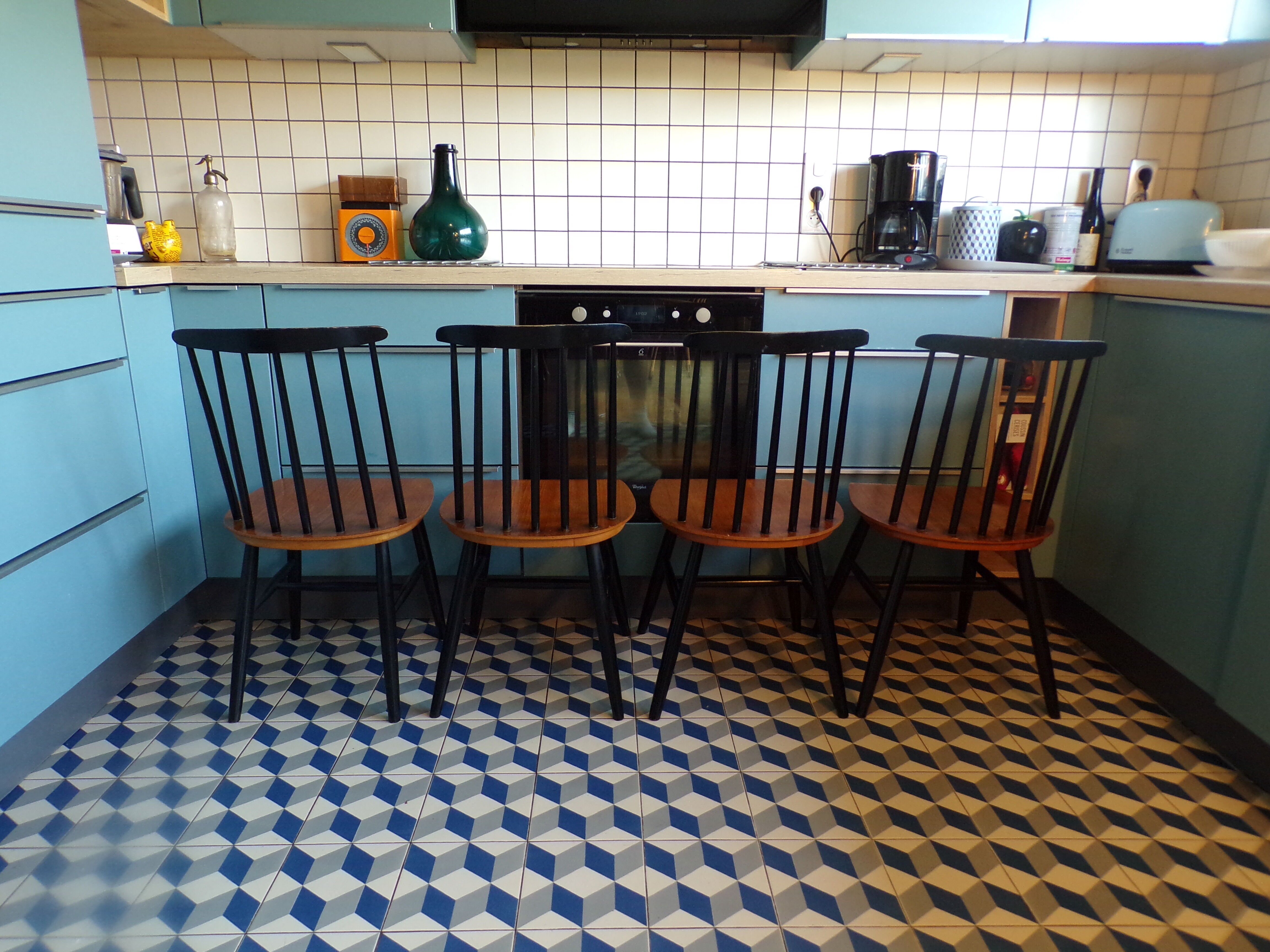 Set 4 Fanett chairs by Ilmari Tapiovaara