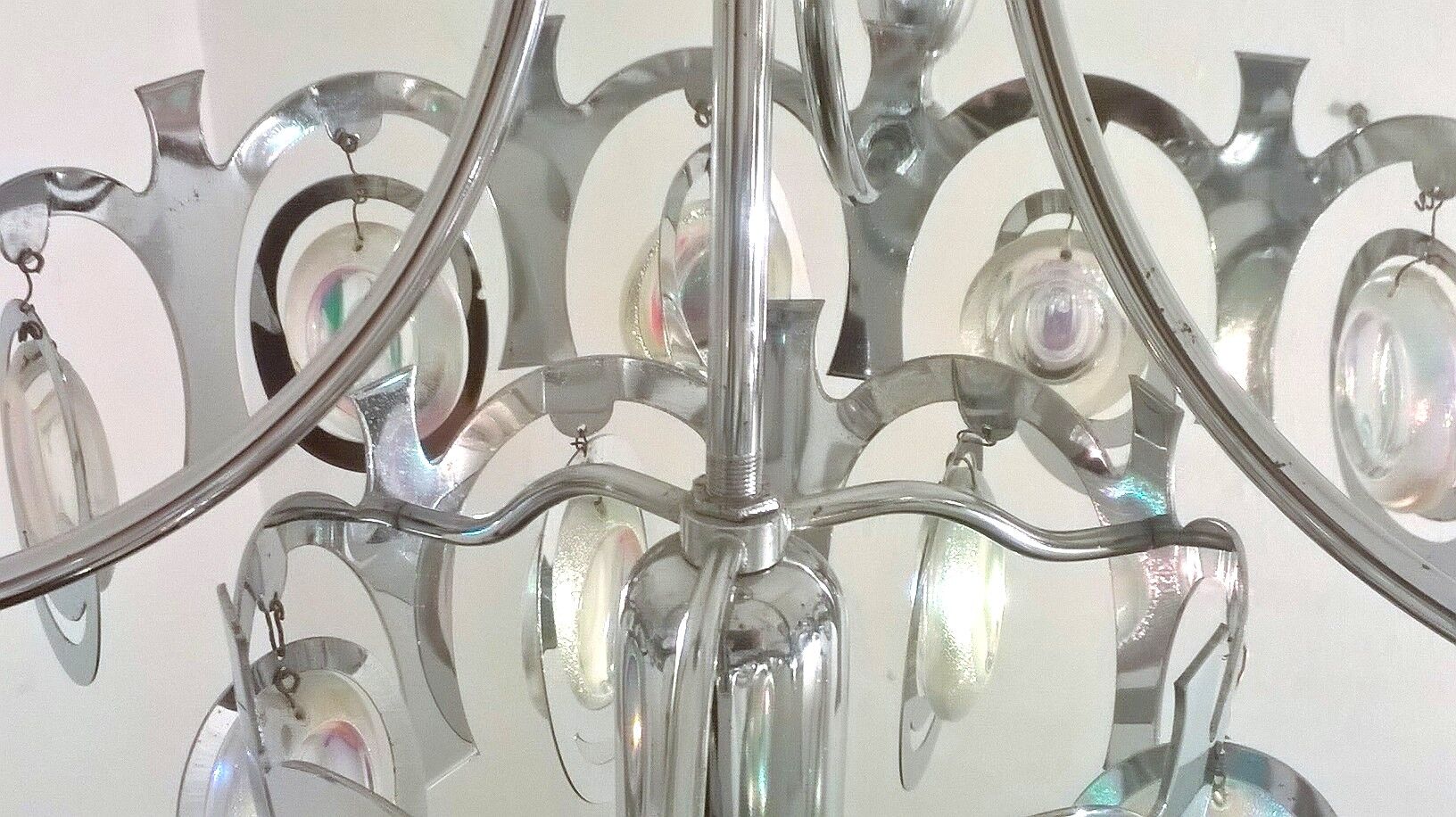 Chandelier by Gaetano Sciolari 1960 s