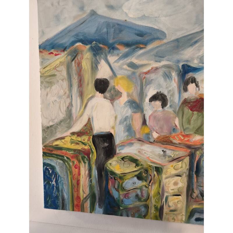 Oil on canvas by Mr. Porte