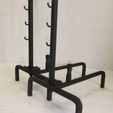 Bronze cast iron firewood fireplace accessory andier spit grill