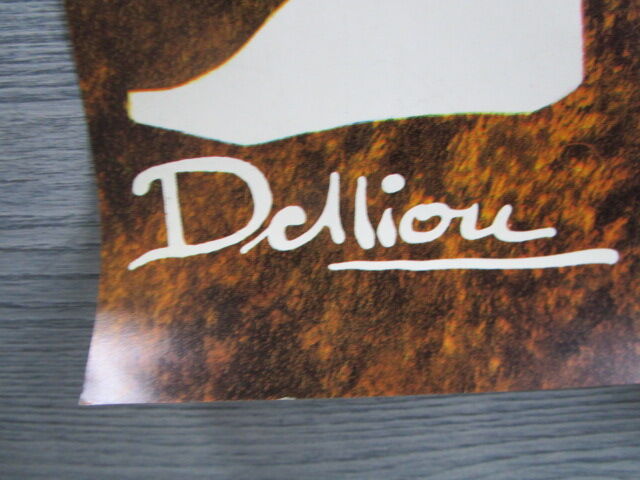 Affiche ratp ancienne delliou-contre le tabagisme-60x40