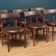 G plan fresco dining table & 6 chairs by victor wilkins 1960