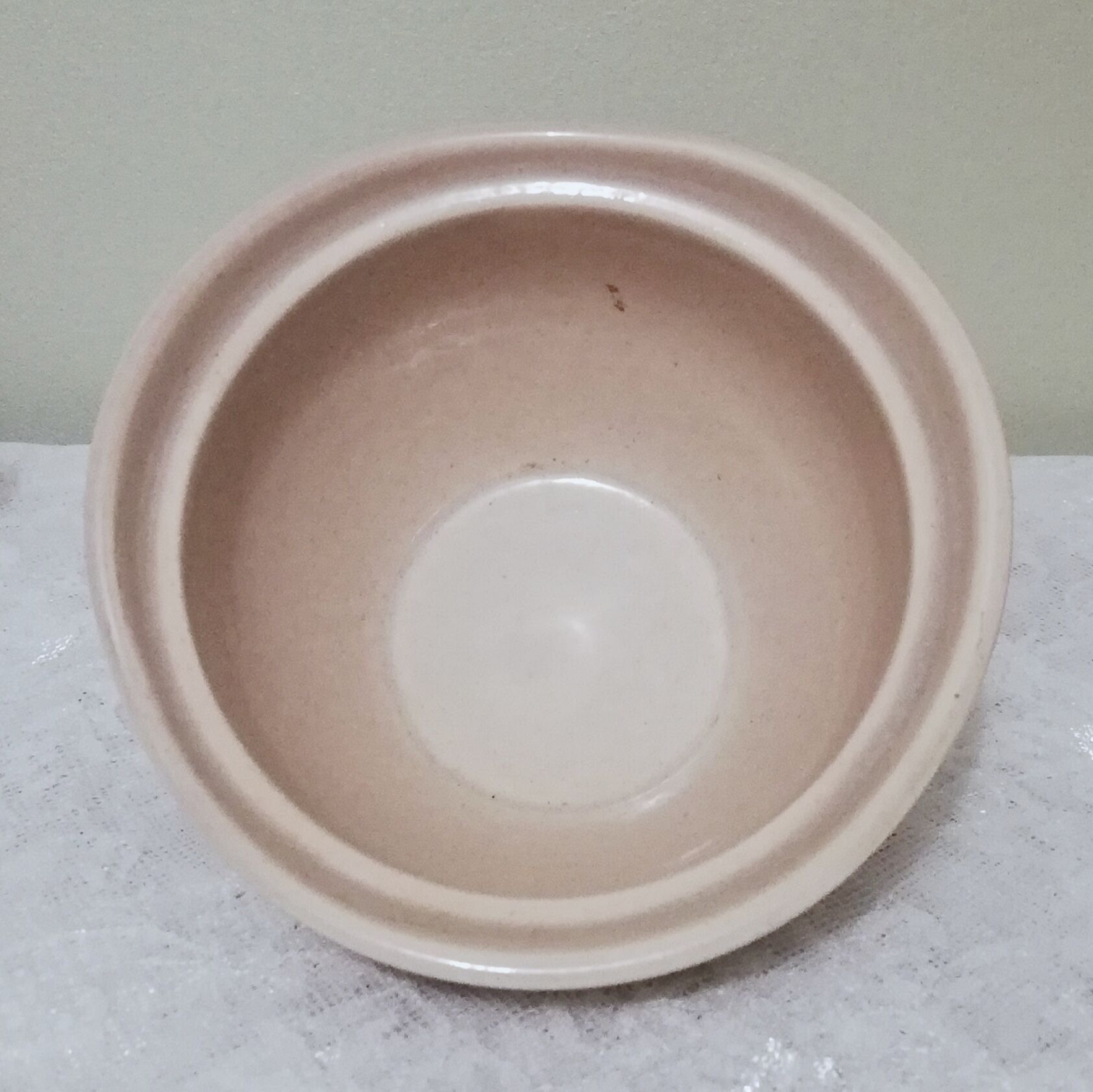 Coffee set 8 cups and sugar bowl from the earthenware factory of Pornic