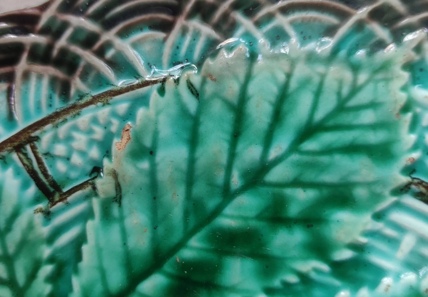 Old Villeroy and Boch slip plate