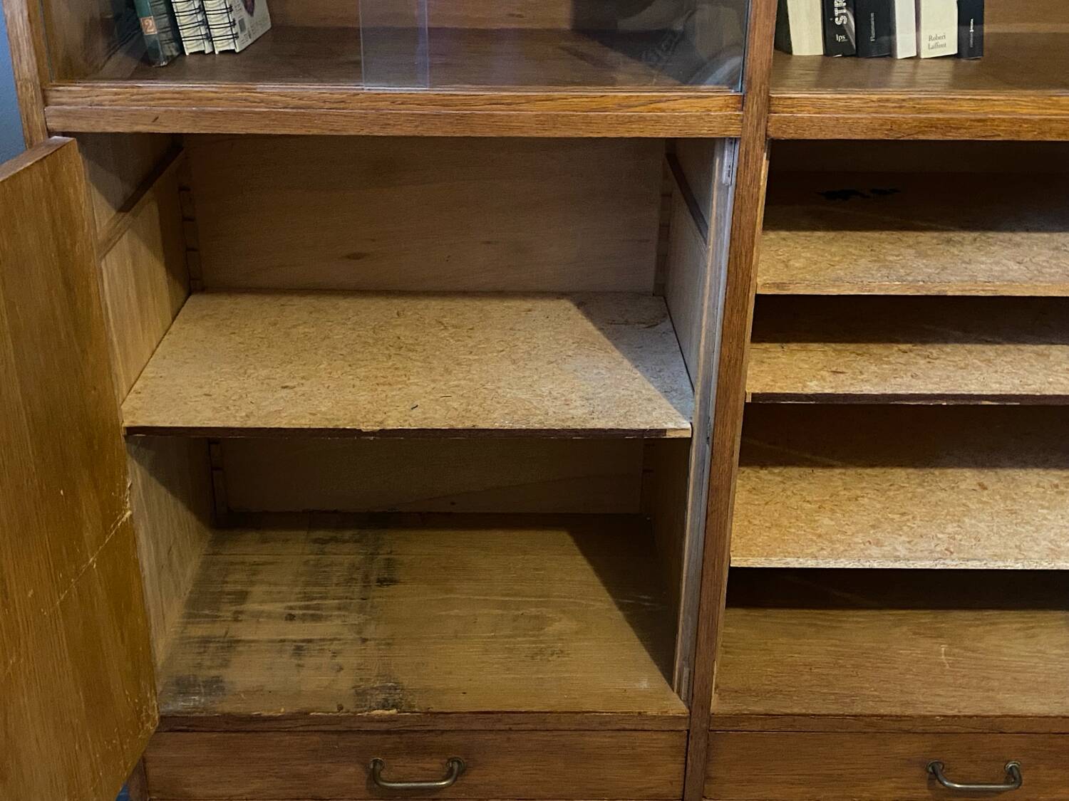 High oak sideboard, 1960s
