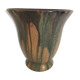 Stoneware vase flamed art nouveau pottery of bouffioulx 9517