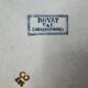 Plate dish iron earth Royat Sarreguemines