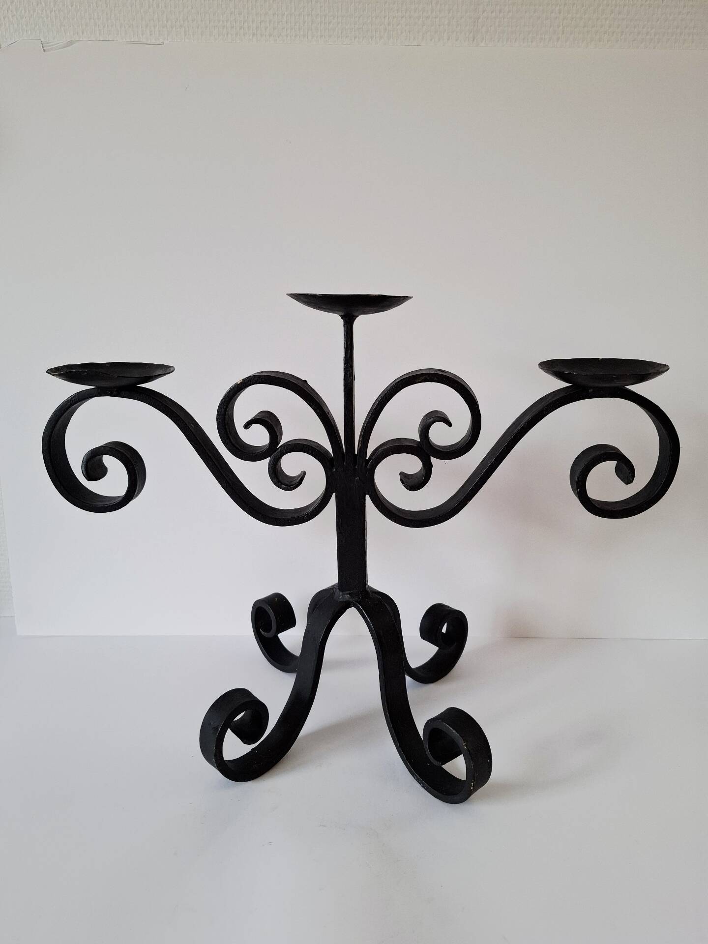 Vintage wrought iron chandelier