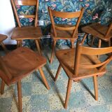 Set of 6 chairs Adolf Schneck 1940