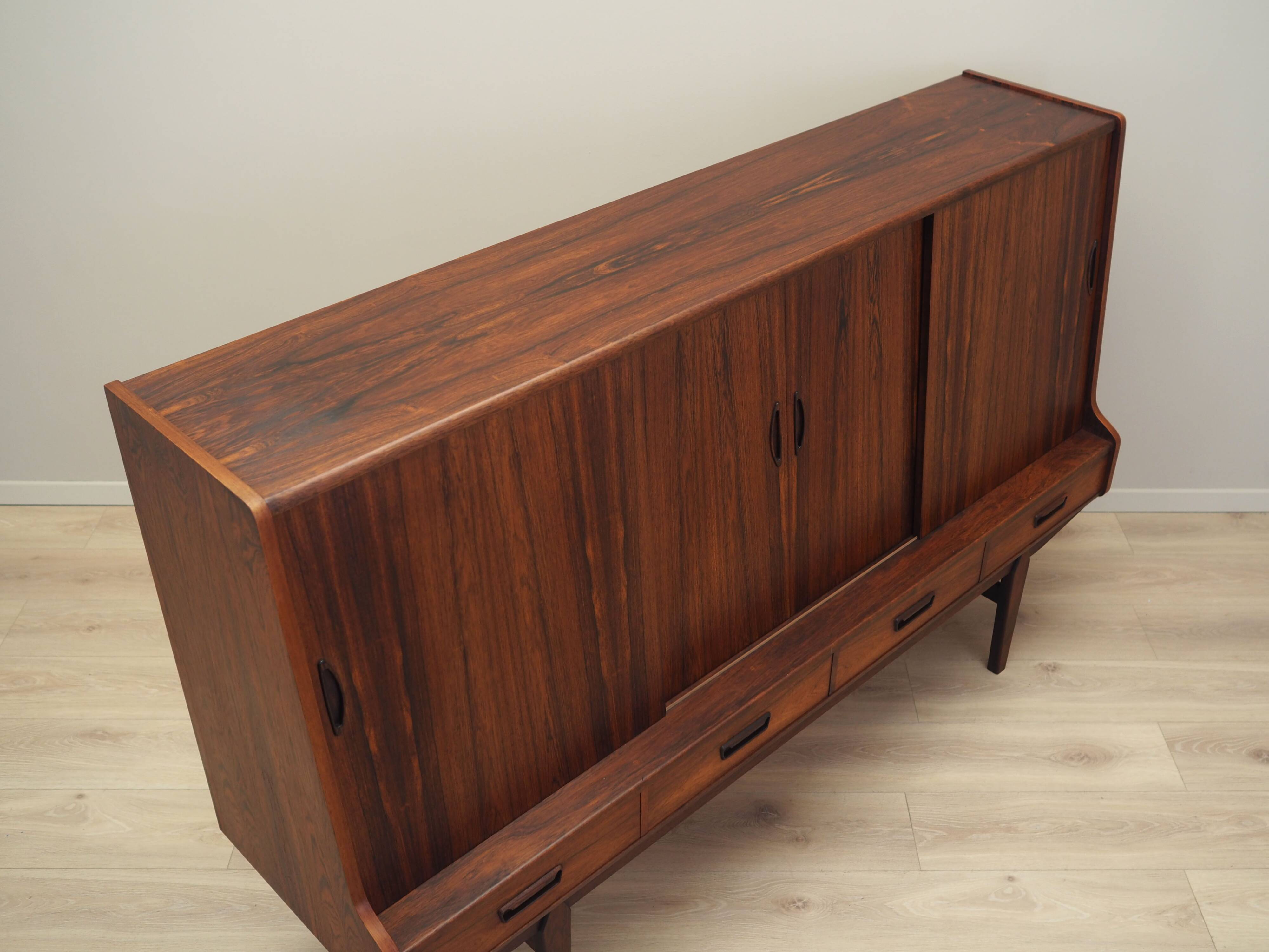Rosewood highboard, Danish design, 1960s, production: Denmark
