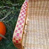 Armchair rattan years 50