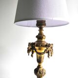 Belgian bronze lamp in Neoclassical style (circa 1910 - 1920)