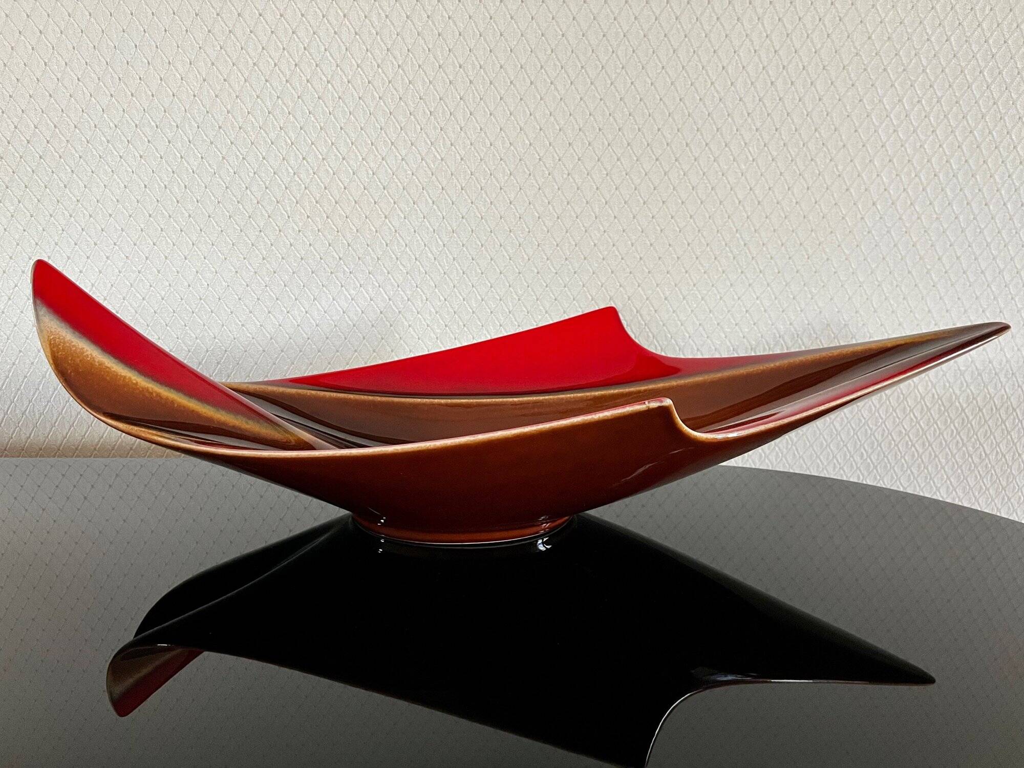 Large Vintage Cup • Centerpiece • XXL • Ceramic • Verceram • 1950