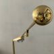 Vintage brass counterweight floor lamp