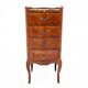 Petite commode ancienne à plateau en marbre, France, vers 1930