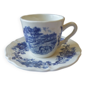 Sarreguemines coffee cup and saucer for BP
