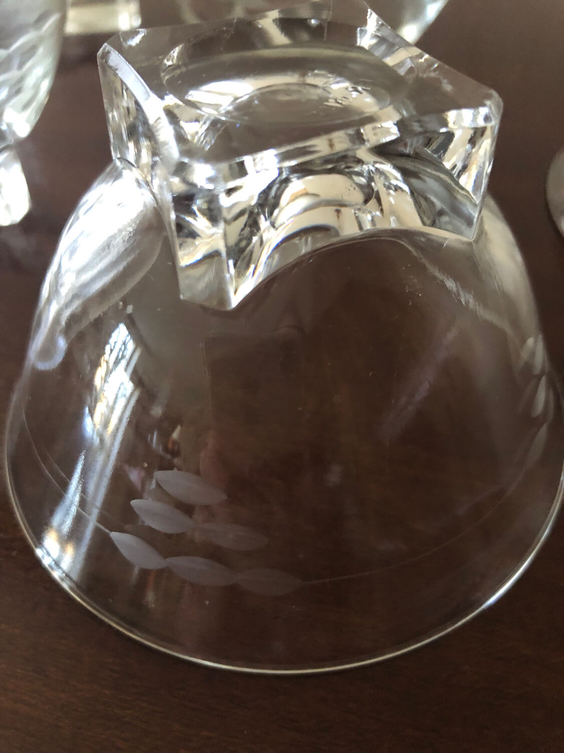 Old champagne glasses