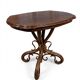 Thonet No. 1 curved wooden side table from the 19th century.