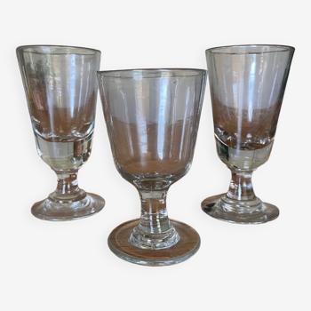 Anciens verres de bistrot