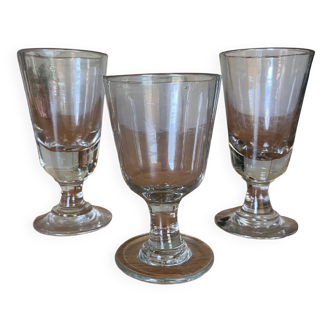 Old bistro glasses