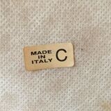 Pair of wooden and Skaï chairs from the 80s, Italy