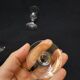 4 antique baccarat cut crystal wine glasses? saint louis?